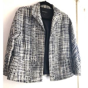 Lafayette 148 Blazer Tweed Blue 4